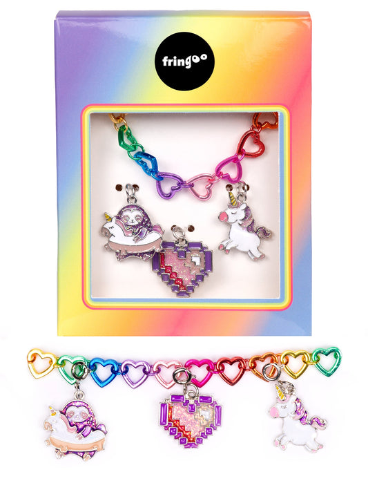 Charm Bracelet – Pixel Heart