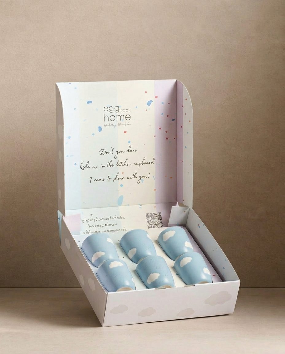 Cloud Cup 220ml 6 Pieces Set Gift Collection