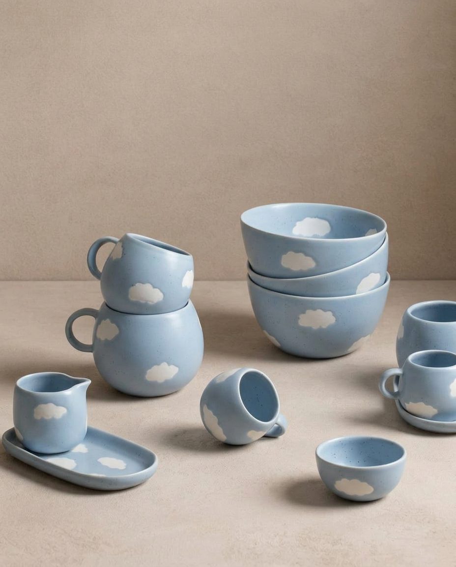 Mug Cloud en grès – 250 ml – Collection animaux
