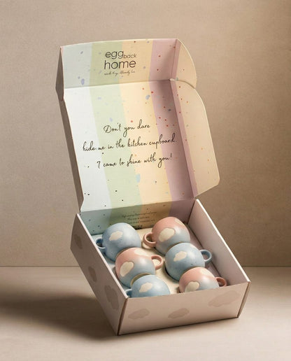 Cloud  Mug 90ml 6 Pieces Set Gift Collection