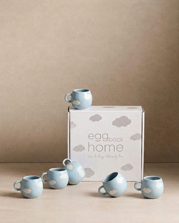 Cloud Mug 90ml 6-Piece Gift Set Collection