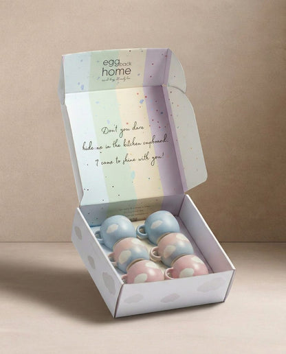 Cloud  Mug 90ml 6 Pieces Set Gift Collection