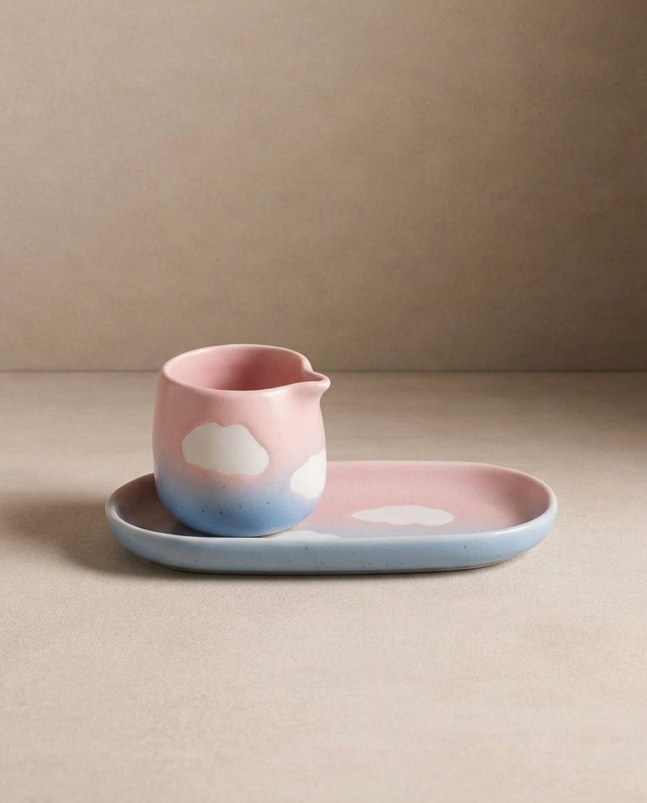 Cloud Sunset Milk Jug 110ml