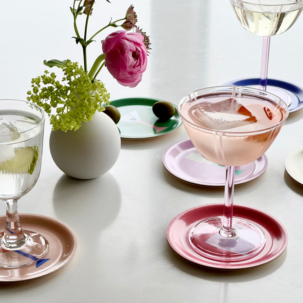 COCKTAILS Set of 6 Coasters - 11cm