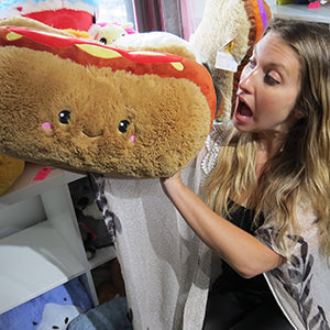 Peluche Comfort Food Squishable – Hot-Dog