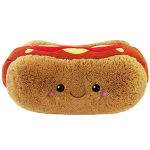 Peluche Comfort Food Squishable – Hot-Dog