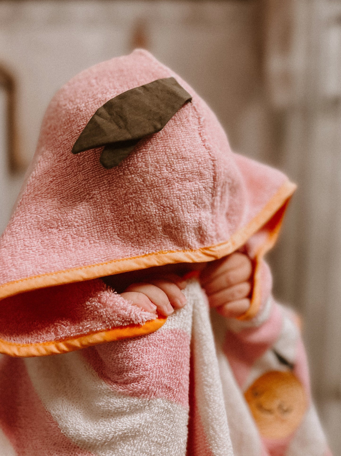 Poncho à capuche Mandy Mandarin