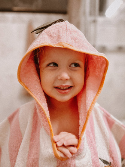 Hooded Poncho Mandy Mandarin