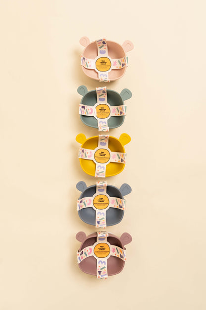 Bol d'apprentissage Lili l'ourse silicone Iceberg