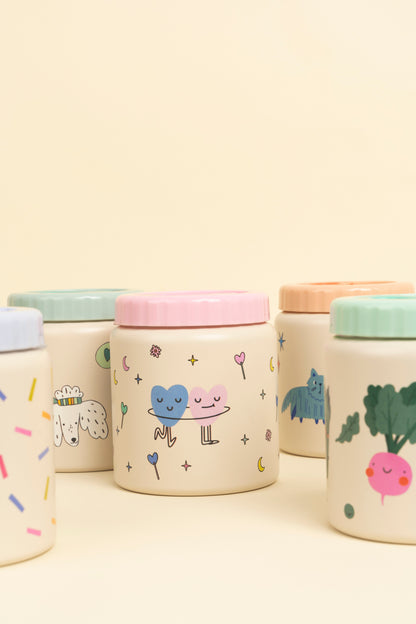 Stainless steel thermal food container CONFETTI 500ml