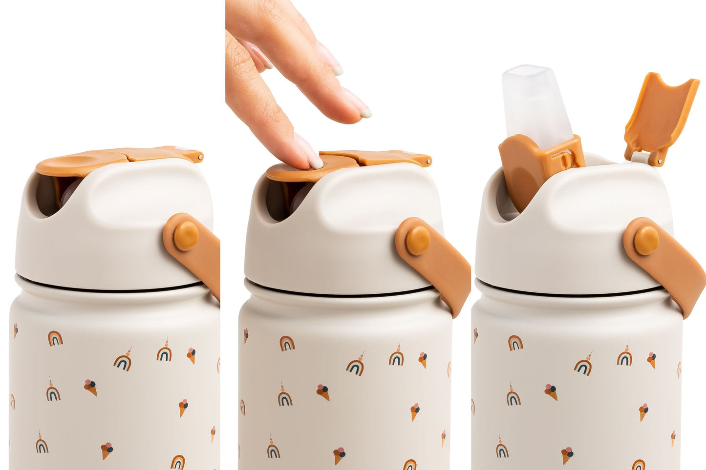 Trinkflasche aus Edelstahl Veggie Pals