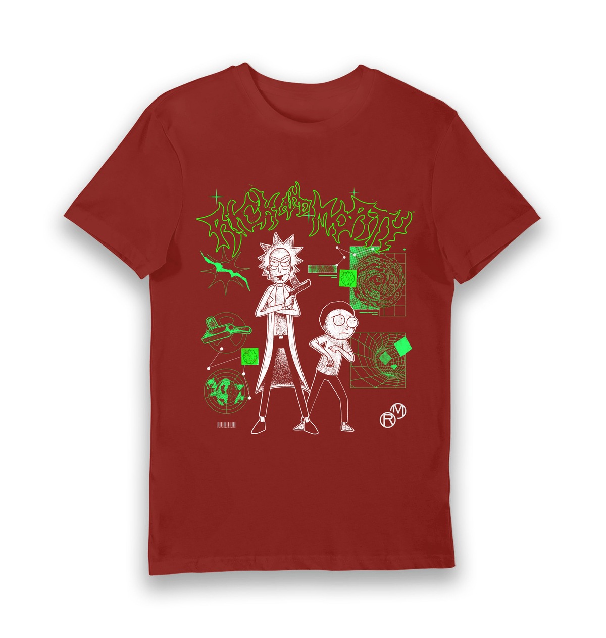 T-shirt adulte Rick and Morty Portal Math