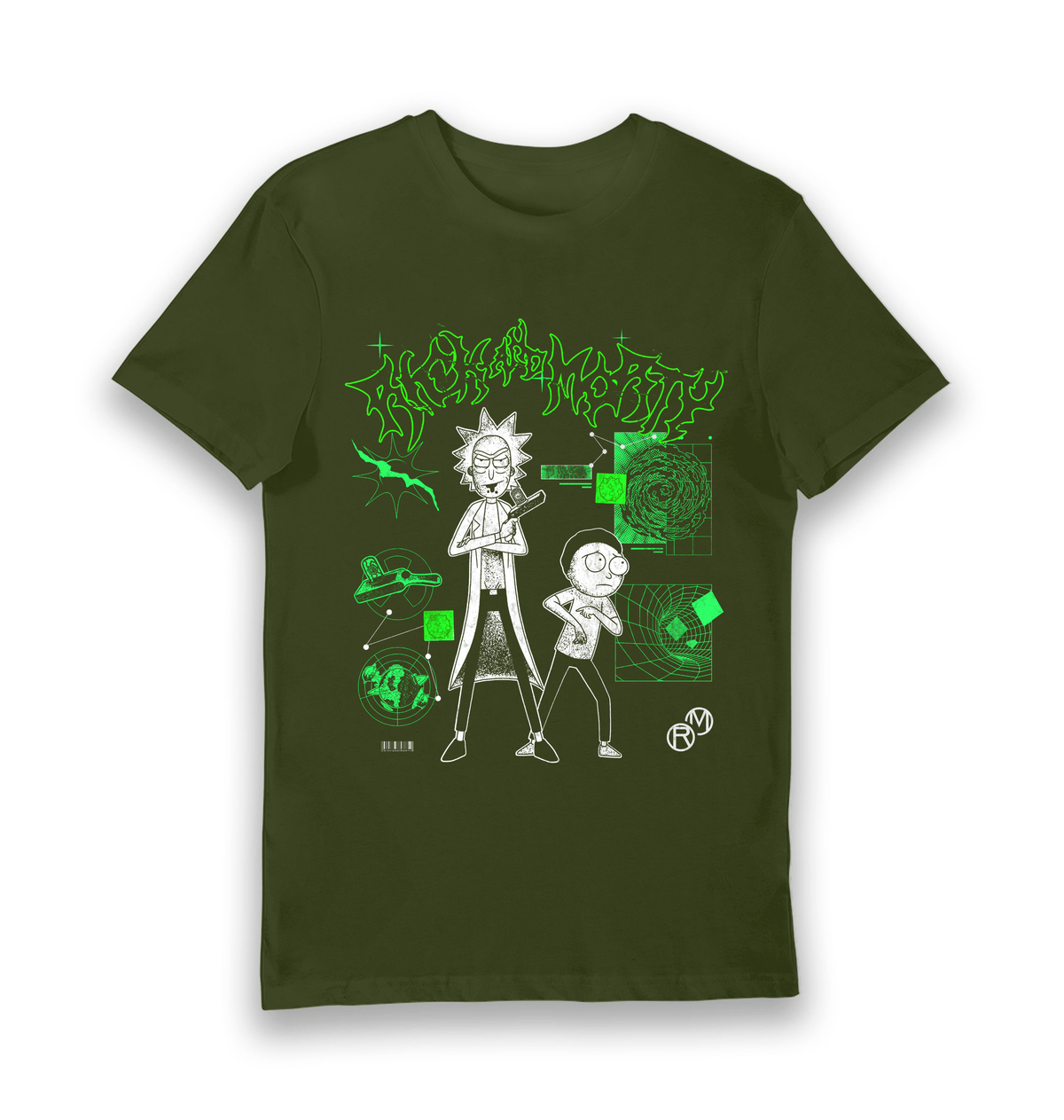 T-shirt adulte Rick and Morty Portal Math