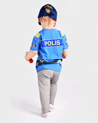 Organic cotton Police T-shirt 110-116 cm 4-6 years