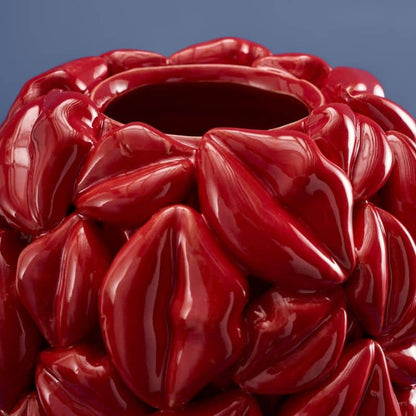 Vase Lèvres Rouges
