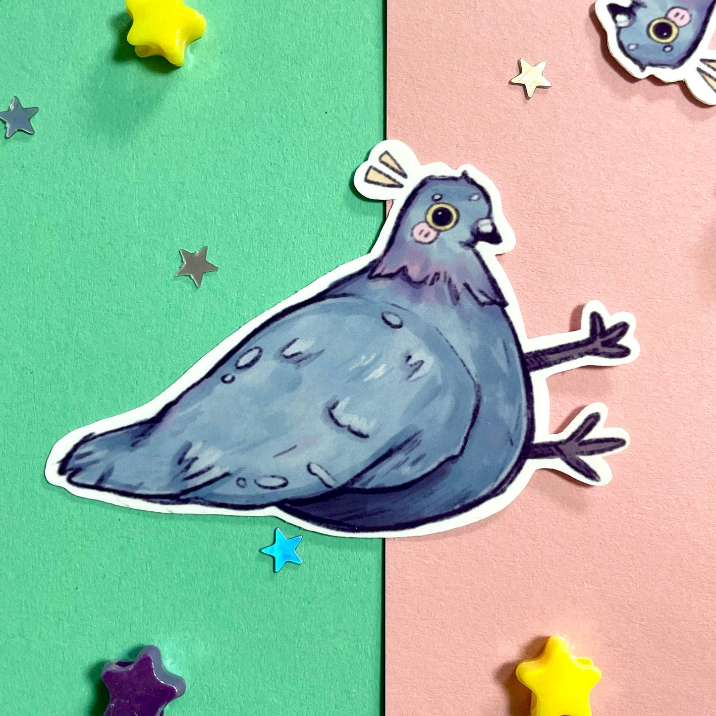 Paquete de pegatinas de palomas