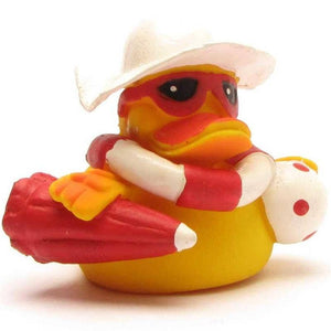 Pato en la playa