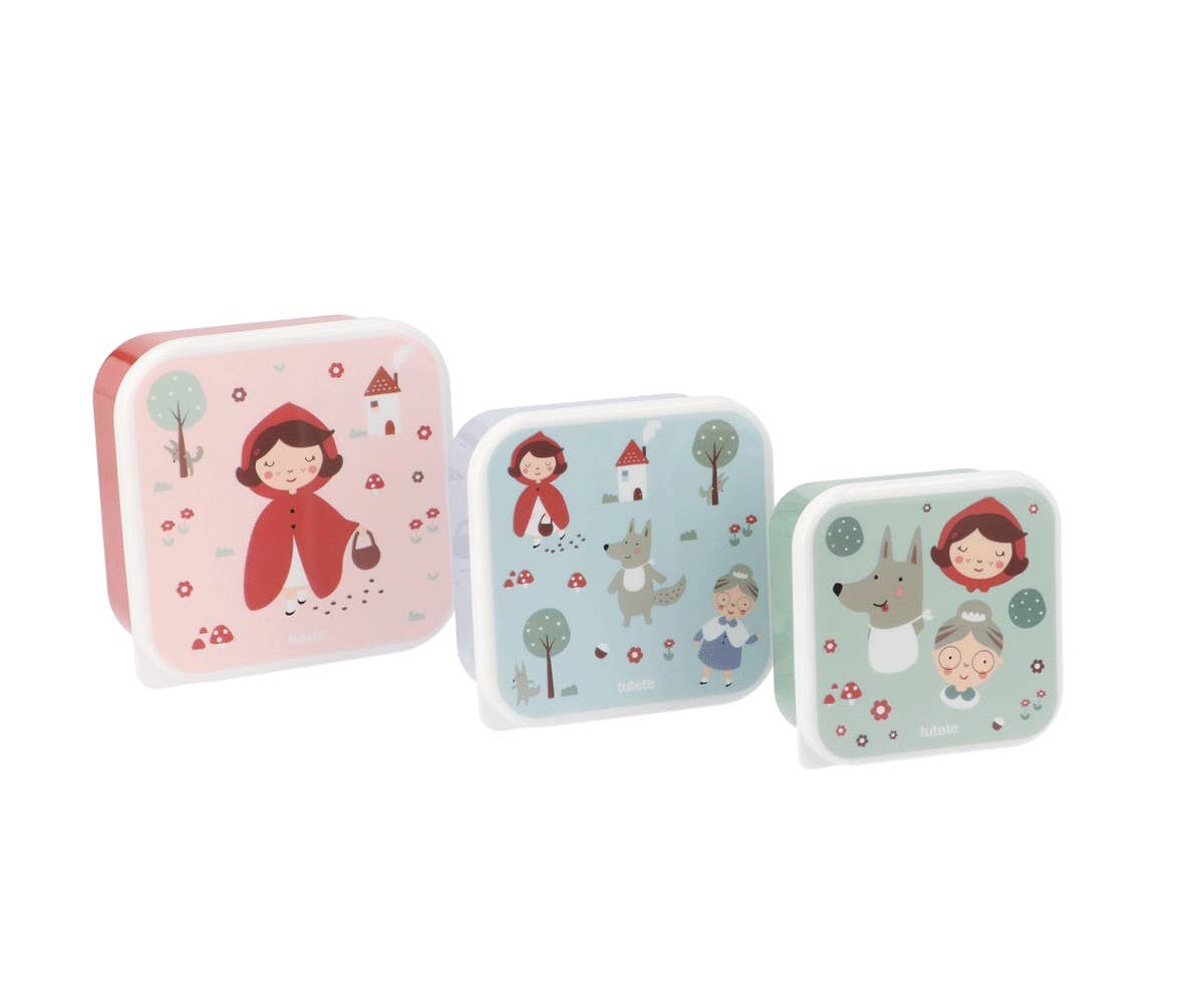 3 Little Red Riding Hood Lunch Boxes