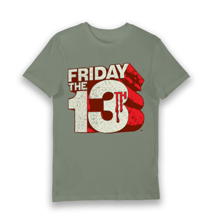 T-shirt adulte Friday the 13th logo géant