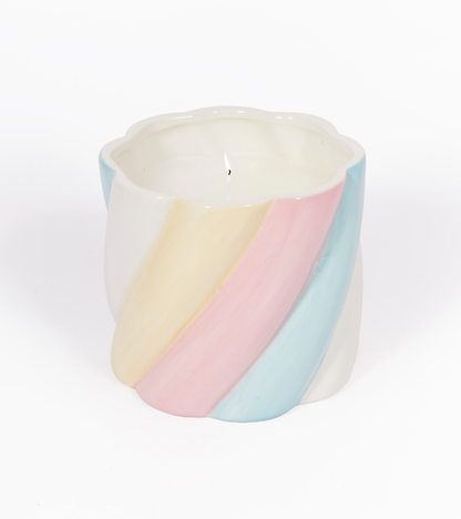 Marshmallow candle