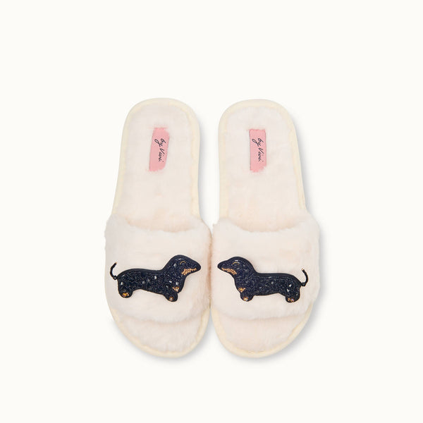 Paire de broches pour Chaussons - Teckel
