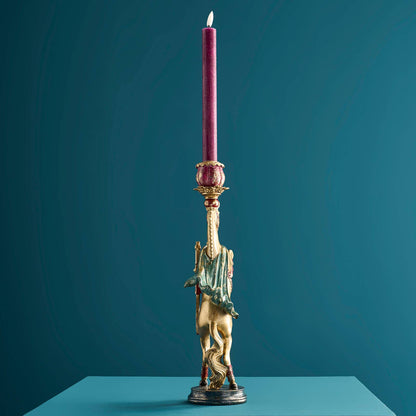 Lustre Cavalo de Circo, Dourado, 17,5 x 9,5 x 36,5 cm