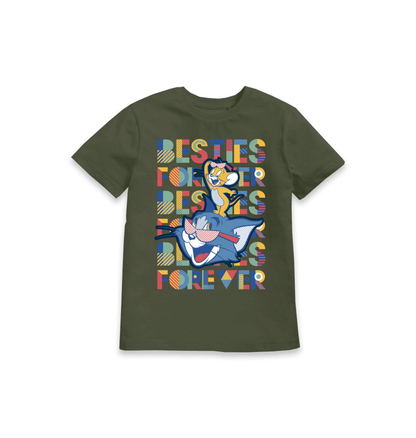 T-shirt enfant Tom et Jerry Besties Forever