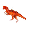 Ornement de Noël dinosaure en verre – 10 cm