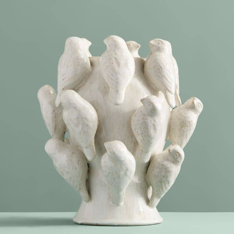Vase Mr. White Birdling