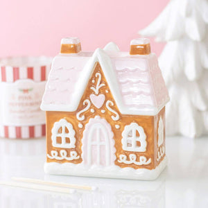 Brûleur à Huile et Chauffe-Cire Maison en Pain d’Épices – Sugarplum Bakery