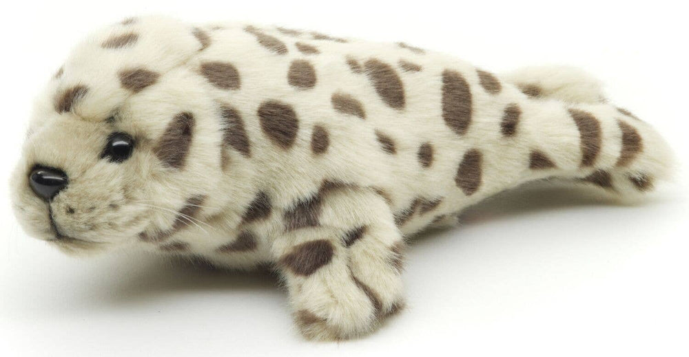 Peluche Bébé Phoque à Pois Gris