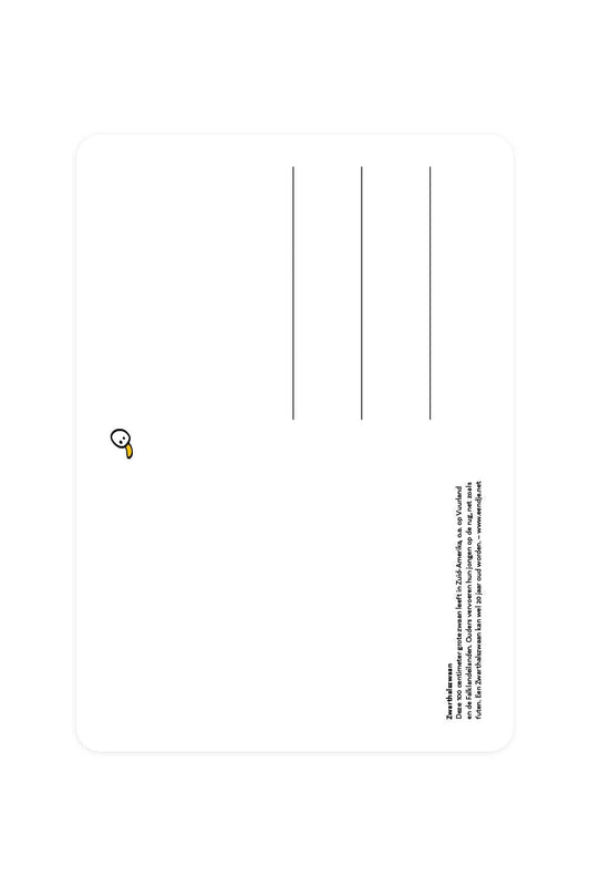 Postal con Zwarthalszwaan