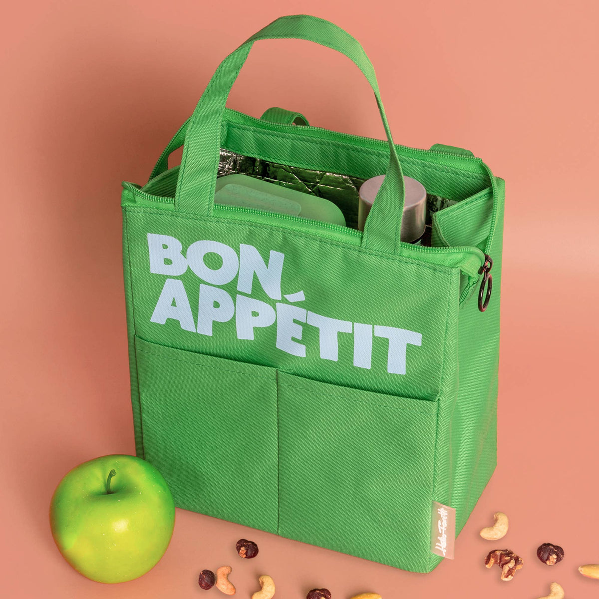 Borsa termica "Bon Appétit" - Verde bottiglia