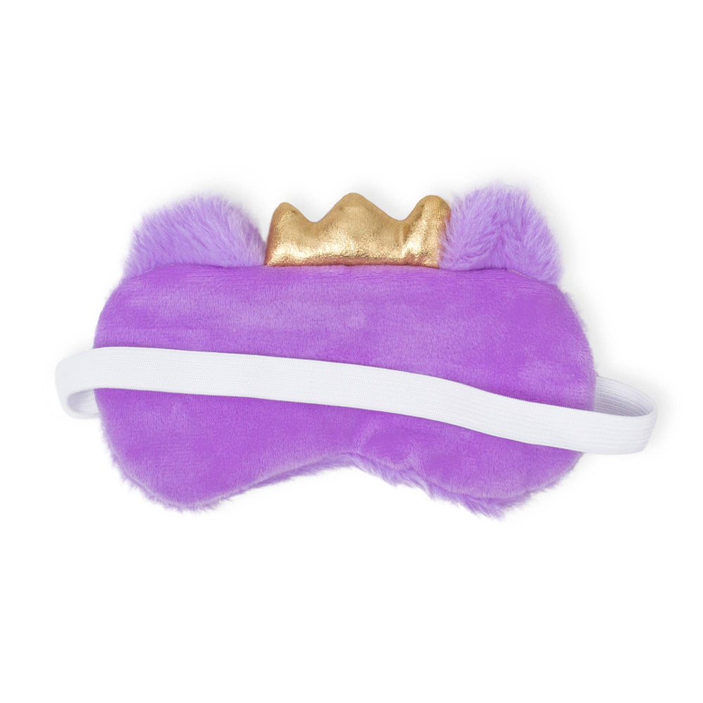 Pantufas e máscara de noite - Roxo