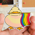 Pride Duck Sticker