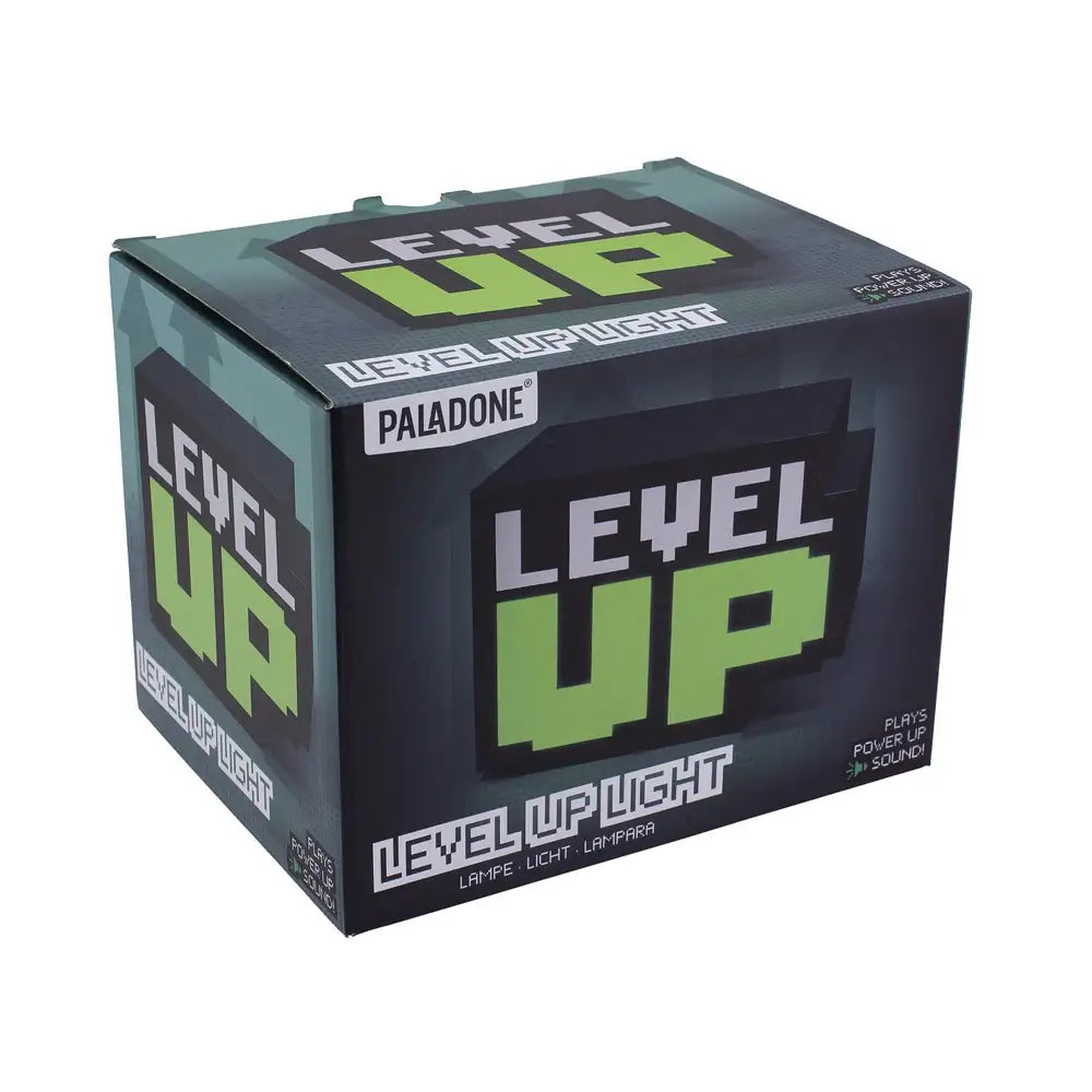Lámpara Level Up con sonido, juego de estilo retro
