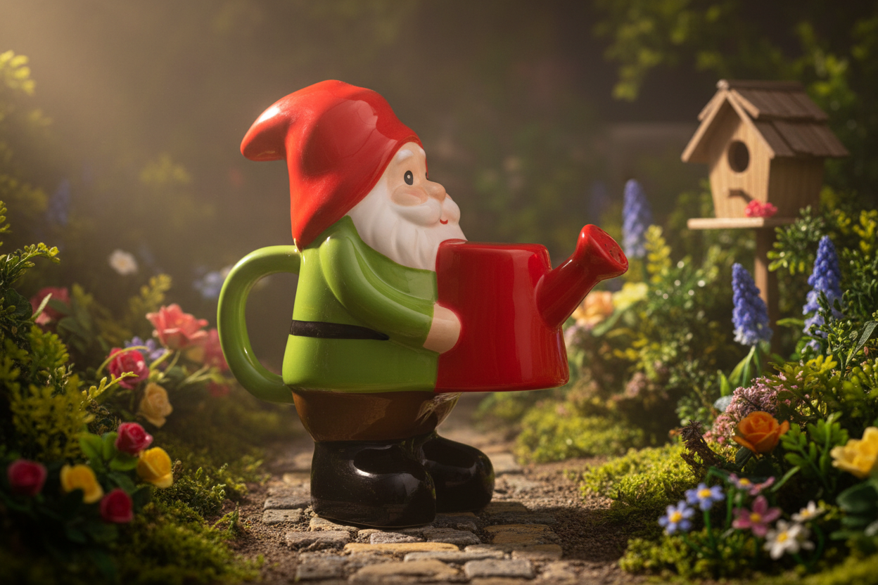 Garden Gnome Watering Can