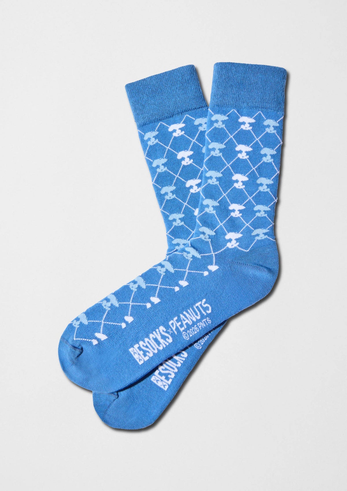 Motif BeSnoopy - Chaussettes 100 % coton biologique: Bleu / 41/46