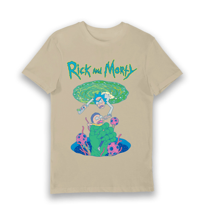 T-shirt Rick and Morty portail