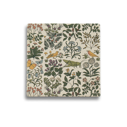 Porta-copos em cerâmica exclusivo - ACS Voysey (Jardim do Boticário)