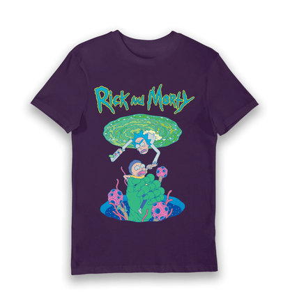 T-shirt Rick and Morty portail