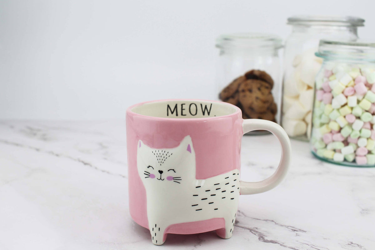 かわいい猫のマグカップ