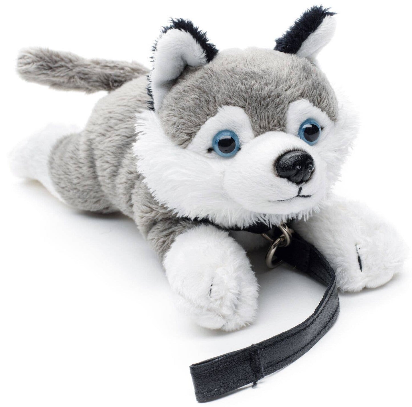 Peluche de husky (con correa)