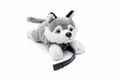 Peluche Husky Plushie (avec Laisse) - 22 cm (Longueur)