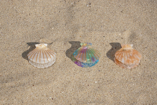 Pince à cheveux Coquillage rose