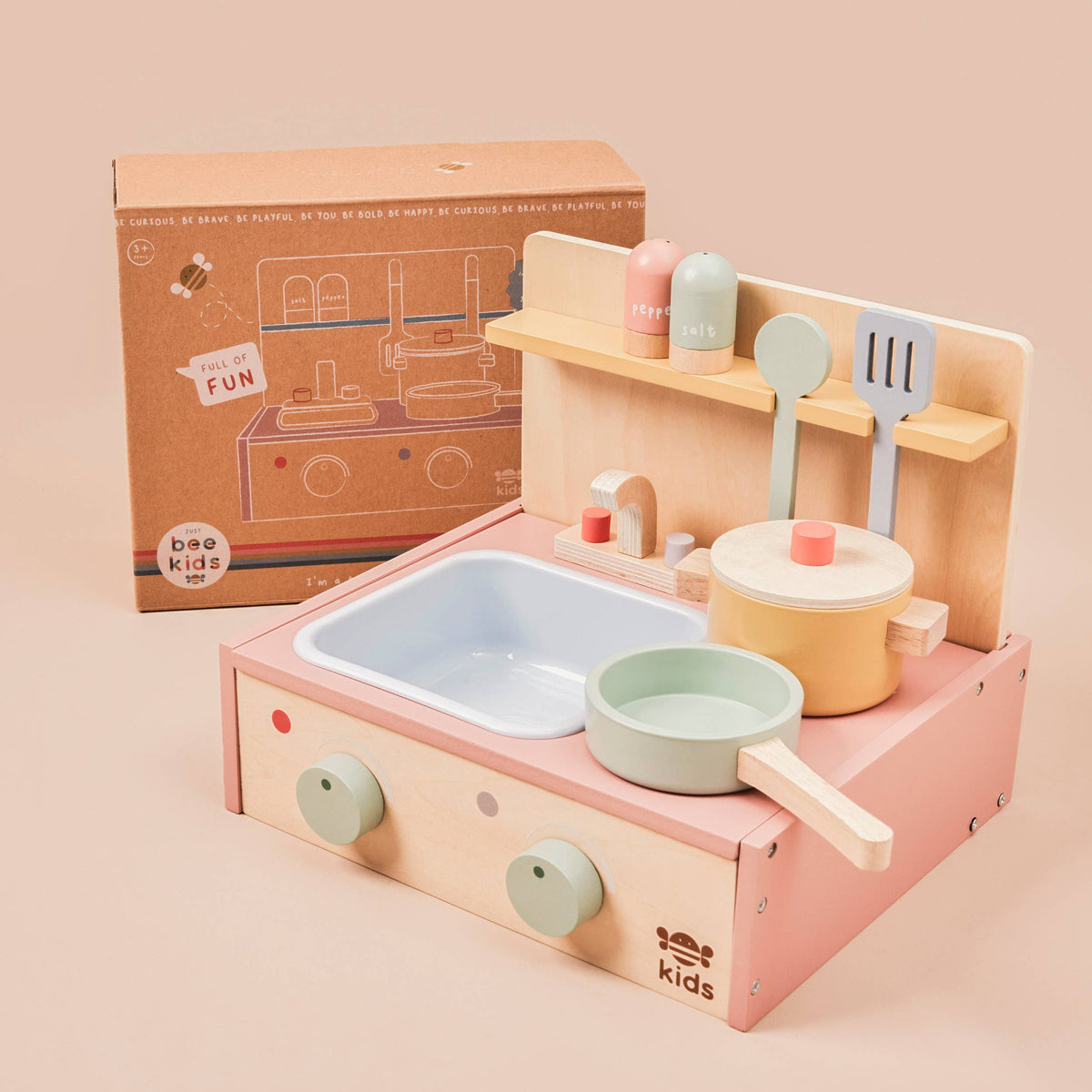 Article Enfant Cuisine avec Dessus de Table pour Enfants (FSC) en Bois
