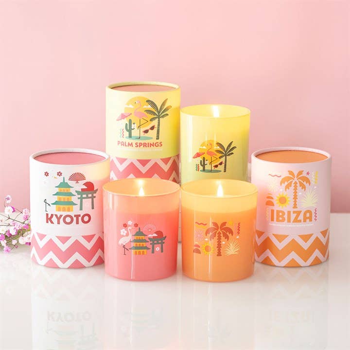 Bougie parfumée Ibiza Sunrise Abricot & Néroli