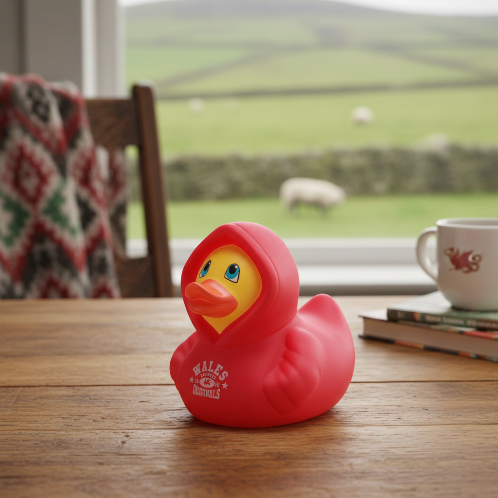 Canard Hoodie Pays de Galles - Rouge