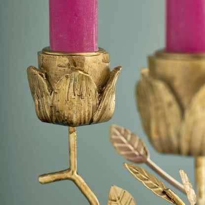 Chandelier Lion Poly/Métal, 20 x 15 x 37 cm