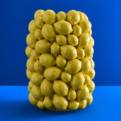 Yellow Lemon Vase